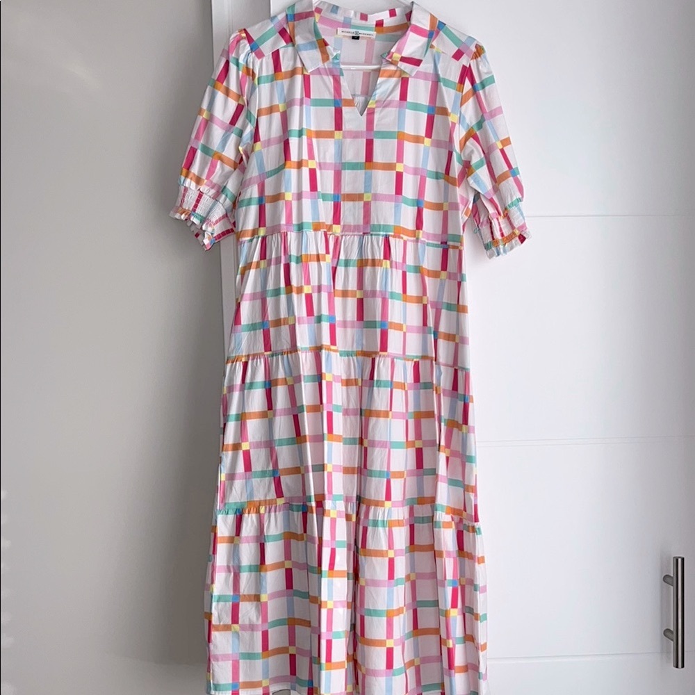 Michelle McDowell- Colorful Plaid Women's Maxi Dress
